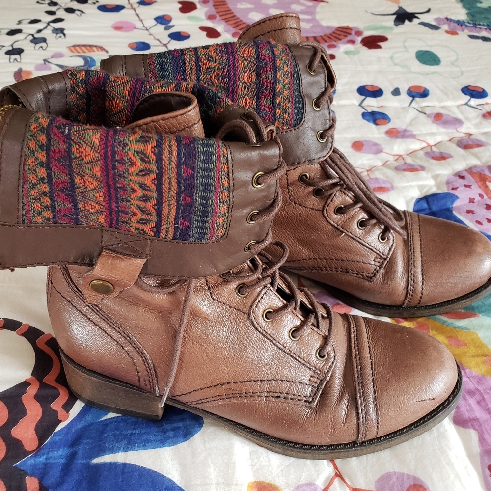 Brown boots